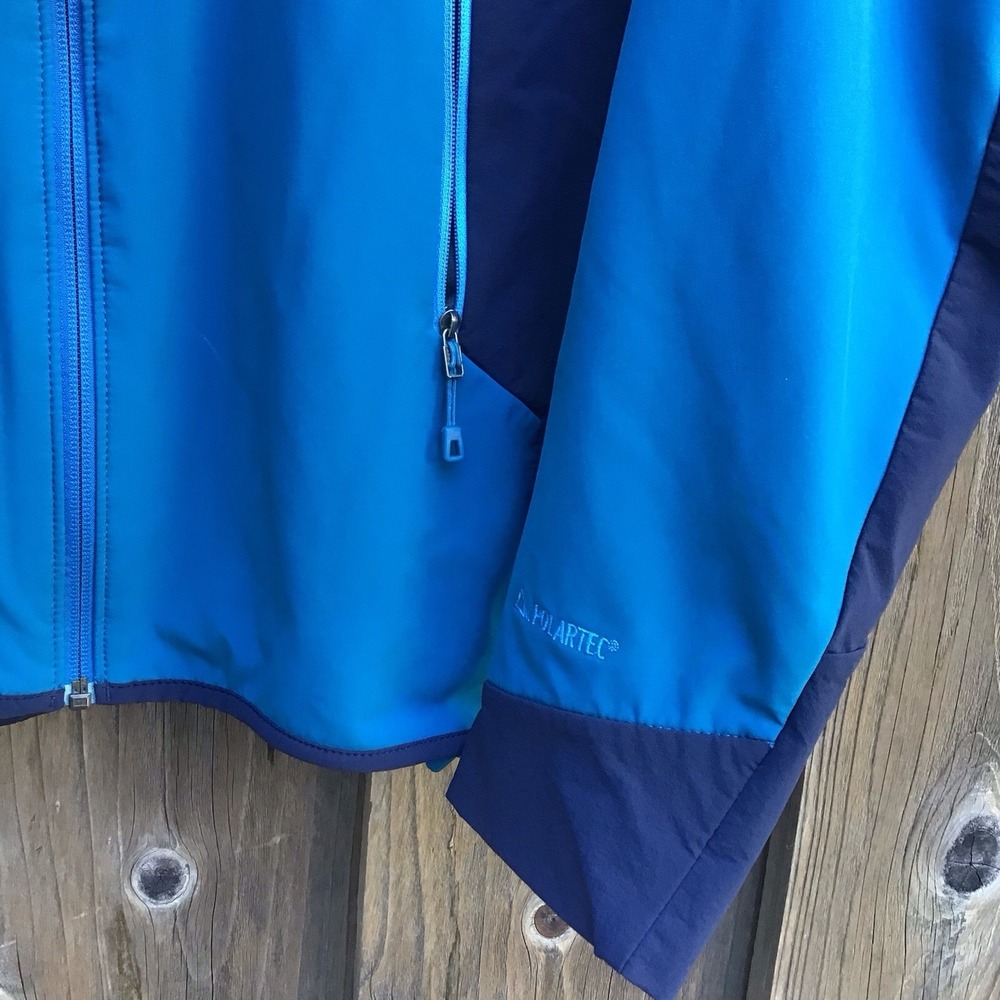 Patagonia Adze Hybrid Soft Shell Jacket Men's Small Blue Polartec - Picture 3 of 12